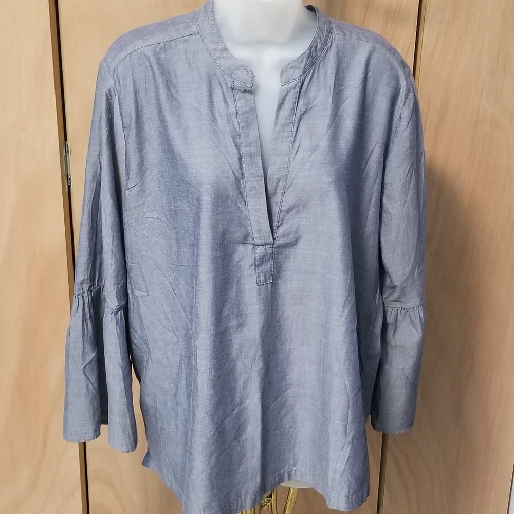 LOFT Outlet Chambray Popover